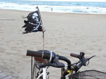 Bike Pirate Flag Private Dock